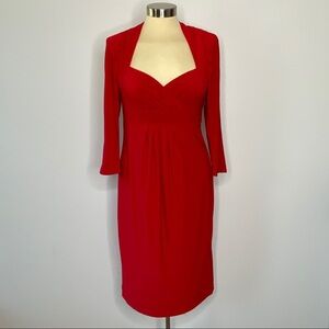 ABS Collection Red Midi Dress